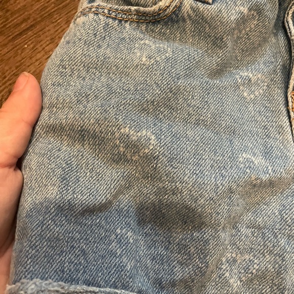 Old Navy Blue Jean Shorts Distressed Cut-Off - Picture 3 of 5